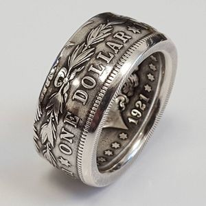 Lettre anglaise America Ring Band Vintage Hip Hop Design Mens Mens Charm Gift Gift Designer Jewelry Fashion