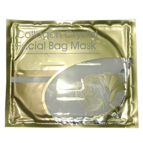 Cosméticos hidratantes de la protección facial del oro blanco de la máscara del oro del colágeno de la versión en inglés con usps