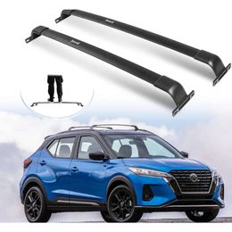 Verbeter uw Nissan -trappen met verbeterde 220 pond dakrekken Cross Bars - Heavy Duty Rails voor kajak, snowboard, surfplank, fiets, kano, ski en vrachtaccessoires