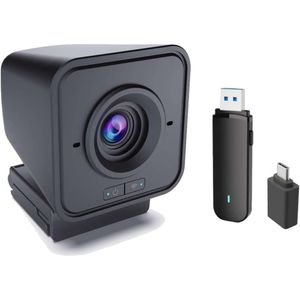 Améliorez vos appels vidéo avec Project Telecom Marconi Wireless HD 1080p Webcam - parfait pour le streaming, la vidéoconférence, les webinaires et les jeux sur PC et ordinateur portable