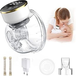 Potenciador de 1200 mAh Bombo de leche eléctrico Extractor eléctrico de leche portátil Portable Bomba de leche ultraquiet con pantalla LED para bebés para bebés
