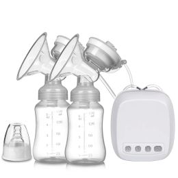 Potenciador Bombas de leche de doble electricidad de doble succión USB USB Bombado de leche inteligente botella de leche para almohadillas de calor fría Ty10002