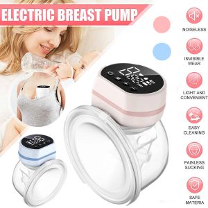 Versterker elektrische borstpomp automatisch draagbare handsfree stil LCD -scherm USB Chargable Milk Extractor baby borstvoeding BPA gratis