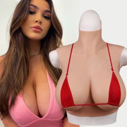 Entancer Eyung Silicona Forma tetas para pequeñas mujeres en el cofre Mastectomía Cáncer Crossdresser Transvestite Sissy Artificia enorme cofre