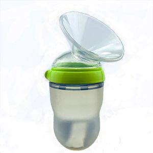 Manual de potencia Manual de leche para botella ancho de la cubierta integrada Productos de maternidad Silicona Botty Suction Cup Nipple