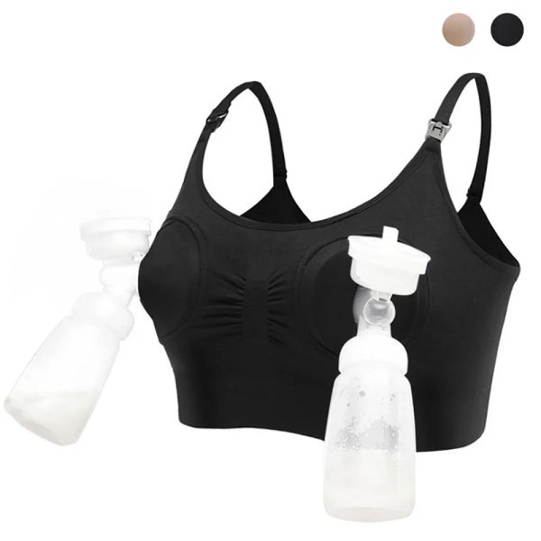 Bra de maternité en activité pour le lait de lait de sein de soutien-gorge spécial pour le soutien-gorge d'allaitement des vêtements de grossesse Le soutien-gorge de pompage d'allaitement peut porter toute la journée