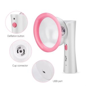 Enhancer Professionele borstvergroting Massage Hine Electric Beauty Breast Enhancer 2 Maten Vacuüm borstpomp Design Zuiging Cup 48