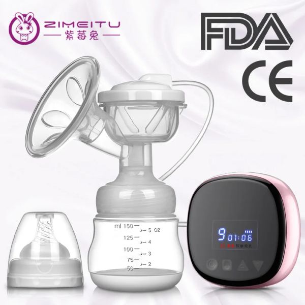 Enhancer Purple Berry Rabbit Rechargeable Electric Pump Pumple de lait Pompe à lait silencieuse Collecteur Baby Products FDA