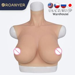 Enhancer Ranyer Crossdressing Breast Formes SheMele Silicone G H Cup East West Shape Transgender Cosplay Big Boobs For Crossdressher