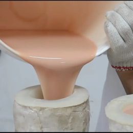 Amplaceur Matière de silicone spécial pour le sein prothétique prothétique des membres humains, matériau de silicone liquide doux