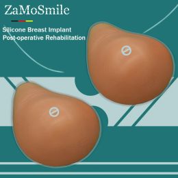 Mujer potenciadora Silicon Menos falsos Hombres Simulación de silicona Cross Dressing Marrón Implantes de seno falsos para pacientes con cáncer de seno