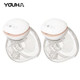Enhancer Youha Electric Breast Pompes Hands Hands Free Free Free Milk Puller Portable Automatic Mallfeeding Milk Collector Bpafree