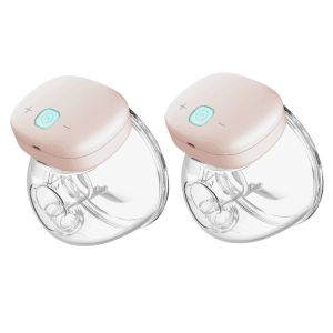 Enhancer Youha Wearable Breast Pump Hands Free Double Electric Breast Cup 3 Modi 9 Zuigniveaus 240 ml Melkverzamelaar 24 mm/28 mm