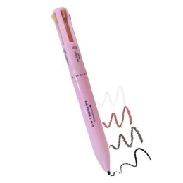 Enhancers 4 en 1 maquillage stylo de maquillage crayon à sourcils de surligneur de surligneur lipliner crayon de maquillage multifonctionnel imperméable pour cadeau de voyage pour fille