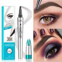 Amplaceurs Crayon à sourcils à 4 points 5 couleurs étanche stylo outils de maquillage professionnel de haute qualité