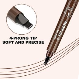 Potenciadores de 4 puntos lápiz ceja impermeable liquid ceja lápiz lápiz duradero 4 punta de bifurcación lápiz de cerveza cosmética cosmética cosmética