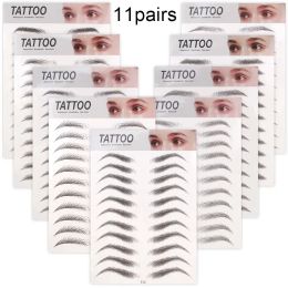 Amplaceurs 4d Sticrow Tattoo Autocollants comme les tatouages à sourcils imperméables