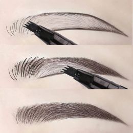 Amplaceurs 4d Imitation Ecrowes écologiques stylo naturel imperméable durable 4d Hairlike Tattoo Tatoo Sketch Sketch Liquid Lazy Eye Brow