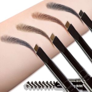 Amplaceurs Double tête à sourcil crayon naturel lisse forme de la lame de front oculaire teinté étanche étanche