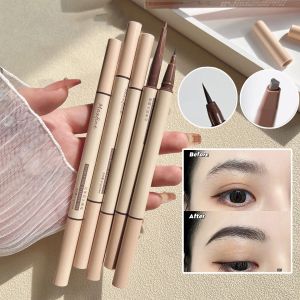 Amplaceurs Doublend Fearrows Triangle Triangle Tip professionnel imperméable 0,01 mm Ultra Fine Liquid Eye Brow Pen Water Brow Eyes Makeup