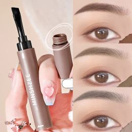 Enhanceurs stylo à sourcils avec pinceau étanche 4D Brown Brows Tint Tatoo Cosmetic Long Lasting Natural Natural Dyeing Dyeing Cream Eye Mear Crayon