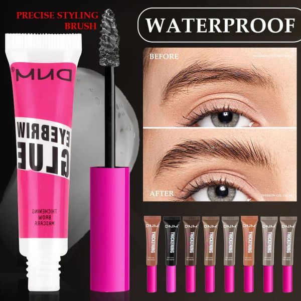 Amplaceurs Mascara à sourcils Fibre Lasting Natural Dyeing Dyeing Crème Formule végétalienne épaississement des sourcils Eye Forme Sécoure