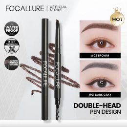 Amplaceurs Focallière 3 couleurs Crayon vers le sourcil Eyeliner de sourcils précis