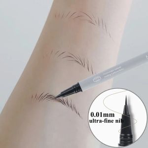 Versterkers matwater vloeistof wenkbrauw potlood ultra fijn waterdichte blijvende geen bloeiende eyeliner liegen zijdeworm zweetdichte wenkbrauwmake -up