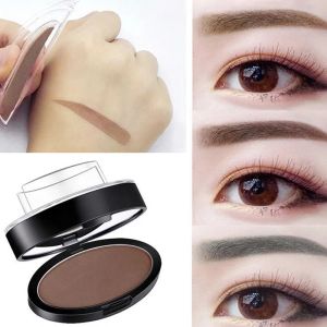 Amplaceurs Nouveaux 3 secondes Palette de poudre de poudre de sourcil de maquillage rapide Palette de poudre imperméable pour les sourcils de maquillage des sourcils de sourcils parfaits