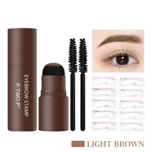 Amplaceurs Brows des yeux professionnels pochoir à sourcils complète du kit de mise en forme en poudre