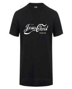 DISFRUTA DE JESUCRISTO EL REY REAL CAMISETA DIVERTIDA CRISTIANA Bautismo Iglesia Novia Escuadrón Fe estética Algodón Regalo divertido Camiseta 2106292700922