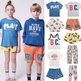 Enkelibb BC Kids Summer Short Sleeve Super Fashion Limited Edition Design Boy Girl Toddler Tops Cotton Made T -shirt 220607