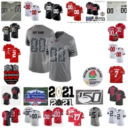 Enokk Vimahi Jersey Reid Carrico 18 Marvin Harrison Jr. 10 Jayden Ballard 54 Tyler Friday 53 Luke Wypler Cade Stover Ronnie Hickman Personnalisé Ohio State Buckeyes Football