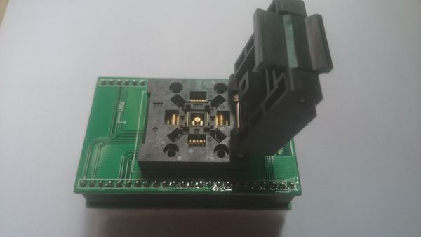 TOMA DE PRUEBA IC Enplas QFN-48(52)BT-0.4-01 QFP48PIN 0.4MM PITCH BURN IN SOCKET CON TARJETA PCB QFP48 A DIP 48.