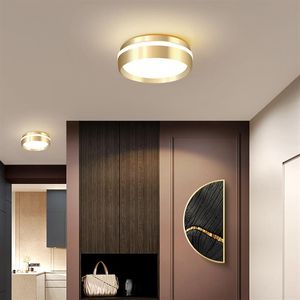 Entree hal lamp Eenvoudige moderne creatieve trap hal gang licht licht luxe garderobe Nordic plafondlampen RW211323r