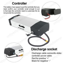 Envío Desde EE. UU. De Largo Alcance 48 V 20AH Batería Trasera Ebike + Cargador Rápido 3A Ajuste 1000 W 750 W 500 W Kit de Motor BAFANG BBSH