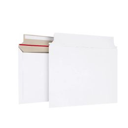 Enveloppen 10 stcs 250x160mm Mailjackets Stijve mailers zelfseale verblijf platte foto verpakking Particuten enveloppen, document kartonnen mailers