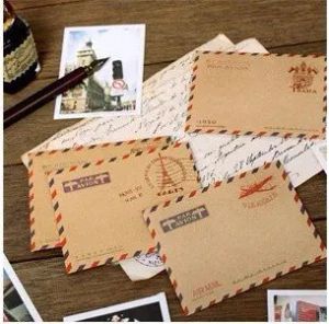 Enveloppes 200 pcs/lot mignon papeterie enveloppe Style romantique cadeau enveloppe Mini cadeau pour enfants anniversaire Invitation carte de voeux