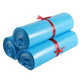 Enveloppes 50pcs Sacs de courrier Blue Adhesive de rangement Adhésif Sac de rangement étanche