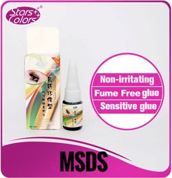 Environnement 15 ml Clue de cils 15 à 20 secondes Dry de bonne qualité Black False Sensitive Glue pas d'odeur de cils de la colle aucune odeur3885614