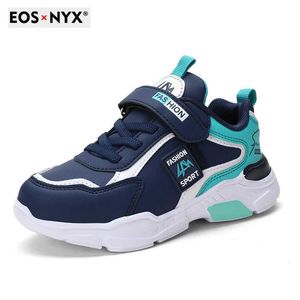 EOSNYX Kids Sneakers Young Boys Girls Shoes Students Outdoor Shoes Non-slip Running Trainers Children Casual Flats Buckle Strap 211022
