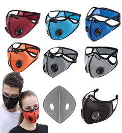 EPACK Designer Máscaras anti-anochecer de carbón activado Anti-vaho A prueba de viento A prueba de polvo Transpirable Sunsn Ciclismo al aire libre Mascarilla facial 2.5PM Filtros2070605