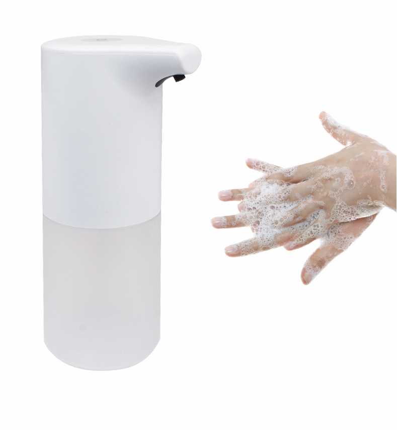 Dispenser automatico di sapone in schiuma da 350 ml Touchless Dispenser di sapone in schiuma con sensore a infrarossi per ricarica USB per il bagno dell'home office