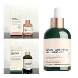 Sérum EPACK 50 ml Squalane Copperpeptide Sérum repulpant rapide 1,7 floz 30 ml Squalane Rose Oil 1floz Haute qualité Soins de la peau Huile pour le visage en gros