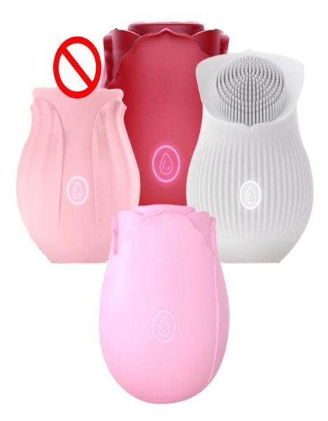 EPACK Rose Rouge Rose Blanc Sucer Vibrateurs Vibration Sautant Oeufs Femelle Sex Toys Télécommande Comforter8726090