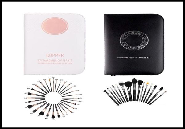 EPACK Set 29 15pcs Cosmetic Single Make Up Powder Foundation Brush Blush Angled Flat Top Base liquide Cosmetic4269058