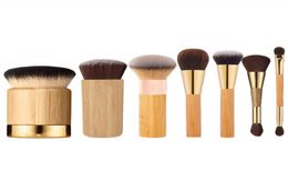 EPACK T Double Powder Makeup Brush Dreended Perfection Powder Lightlighter Blush Bronzer Cosmetics Tools1126569