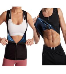 Epack Zipper Belt Man Women Originele unisex Zweet Sauna Shaper Taille Trainer Vest Corset Slimming Sporttank Top Shapewear7834469