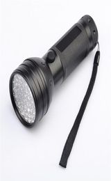 Epacket 395nm 51led UV Ultraviolet zaklampen LED Blacklight Torch Light Lighting Lamp Aluminium Shell22087192187