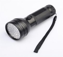 EPACKET 395NM 51LED UV Ultraviolette zaklampen LED Blacklight Torch Light Lighting Lamp Aluminium Shell22087174180
